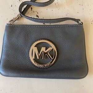 Soft leather wristlet